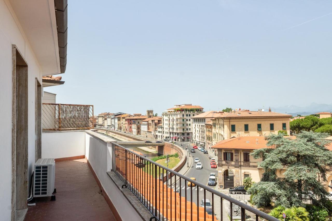Modern Attics With Balconies And Panoramic View Apartment Пиза Екстериор снимка